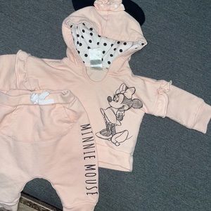 Minnie Mouse Outfit 0-3 months
